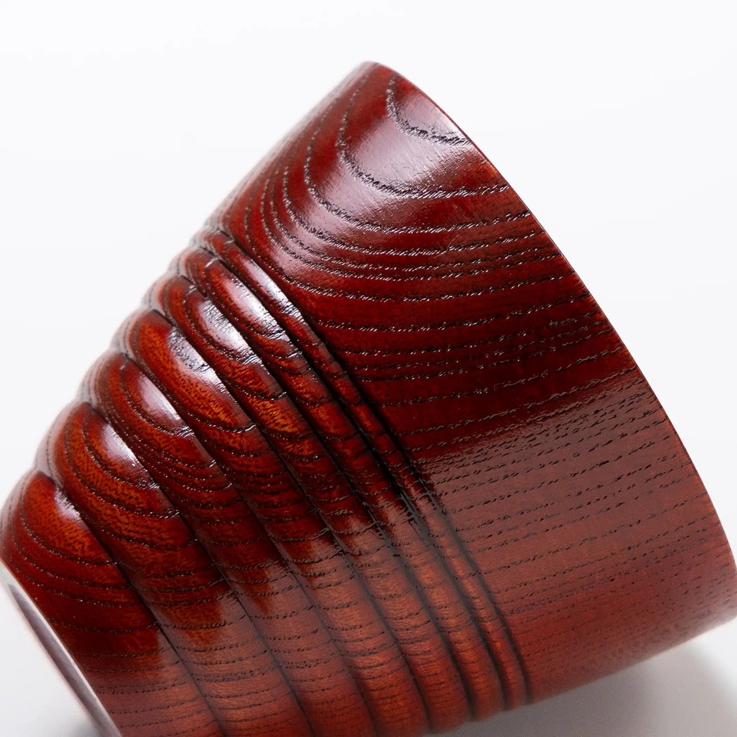 山中塗 MORI 焼酎カップ (赤スリ)