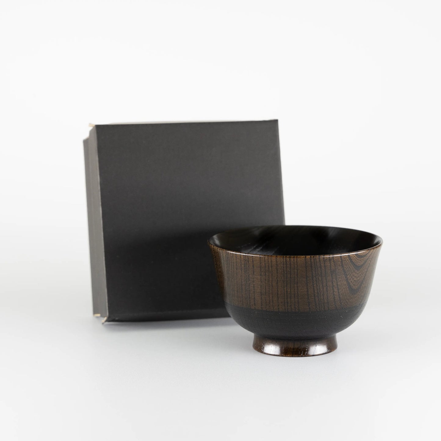 山中塗 「伝」TSUTAE 汁椀 (黒)