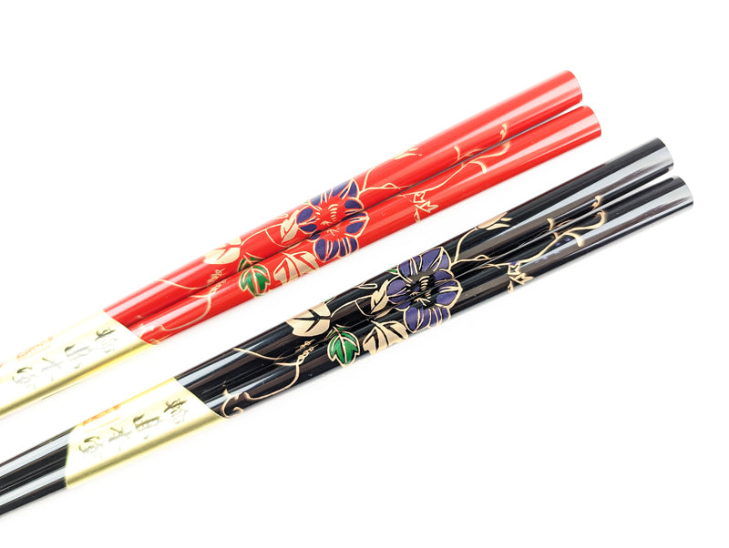 輪島箸 本うるし先乾漆鉄線2膳入箸