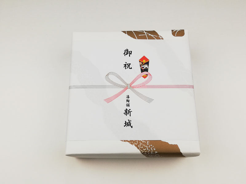 九谷焼【武腰一憲作】小紋手白鷺図 飾皿(木箱入り)