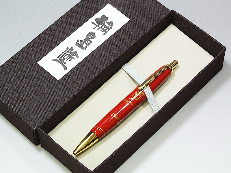 輪島塗 本うるし 珠流筆(ボールペン)松葉