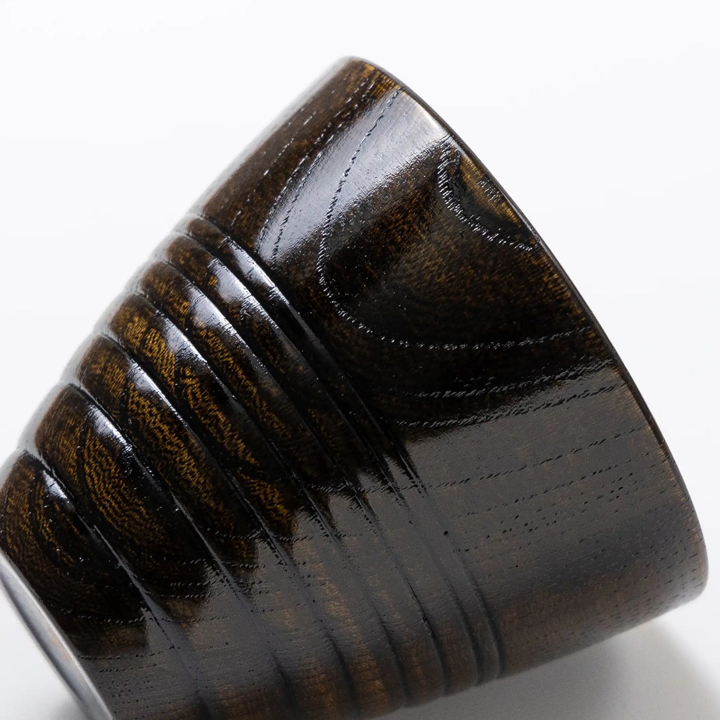 山中塗 MORI 焼酎カップ (黒スリ)