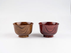 山中塗 欅夫婦椀