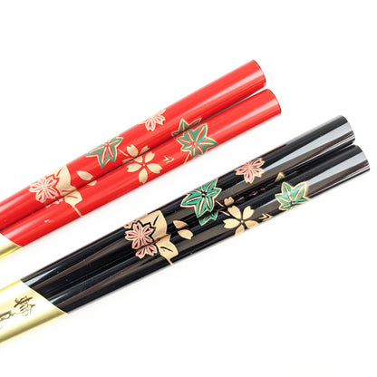 輪島箸 本うるし先乾漆春秋2膳入箸