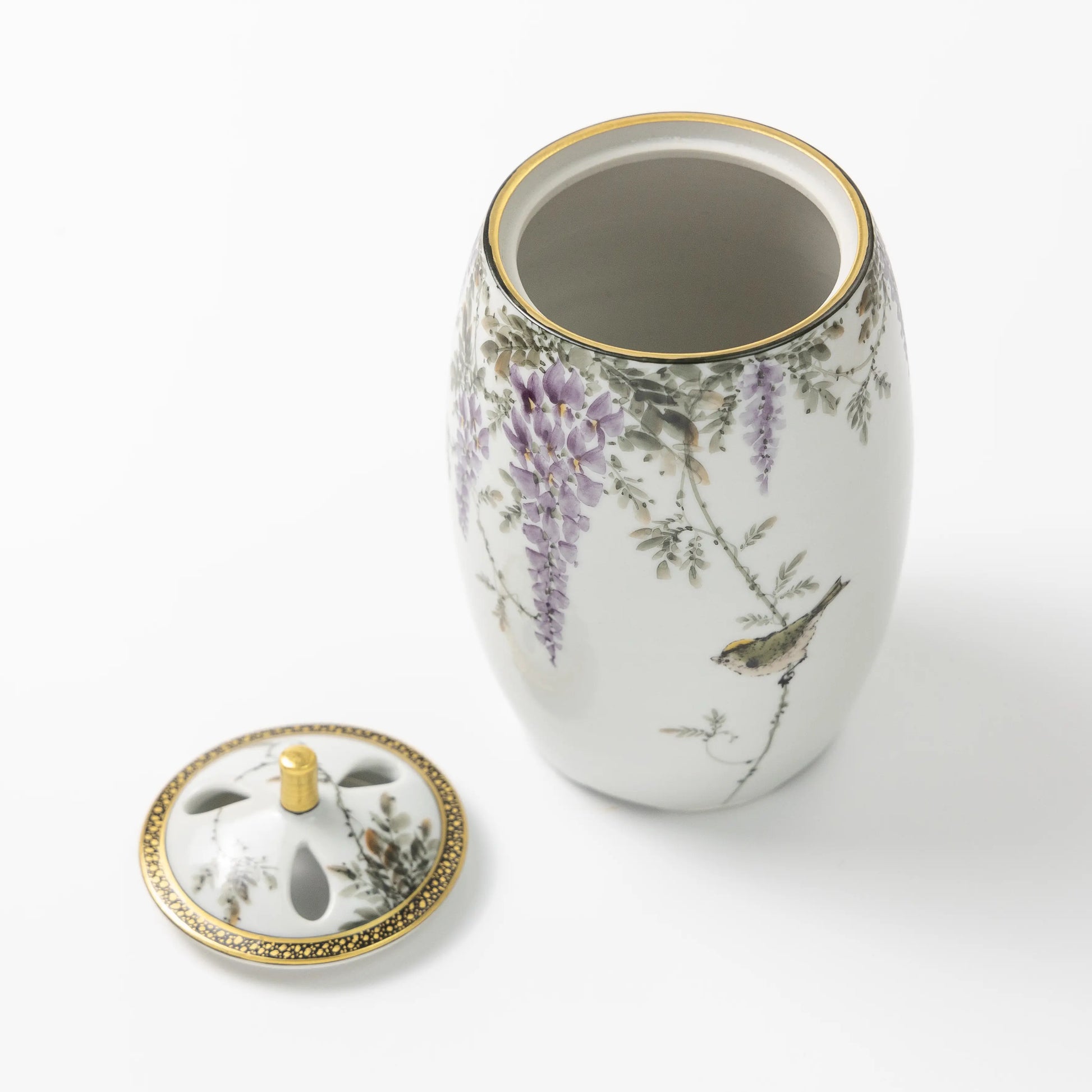 九谷焼 中村陶志人作 手書き野鳥 一輪生 人気陶芸家 黄色い花 九谷焼 九谷焼 中村陶志人作 手書き野鳥 一輪生 人気陶芸家 黄色い花 九谷焼