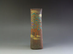 九谷焼【中嶋健一作】松 花入