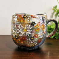 九谷焼 マグカップ 金花詰