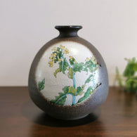 九谷焼 4.3号 若葉 一輪生