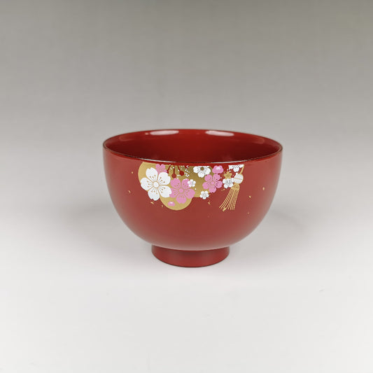 山中塗 花嫁おわん1客