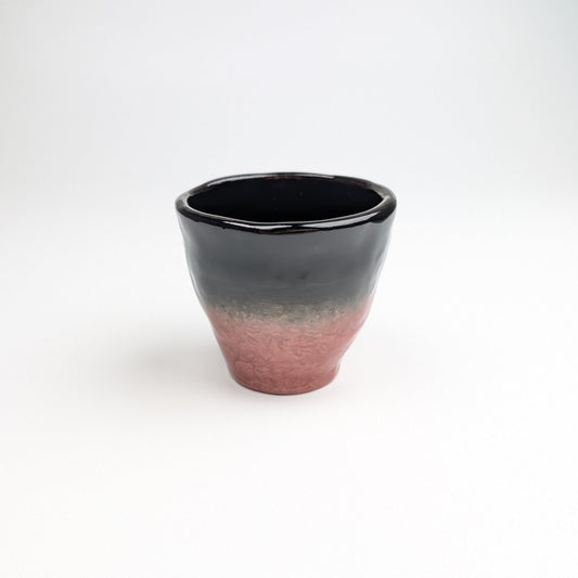 輪島塗【中門博作】手捻り乾漆ぐい呑み S (ロゼ)