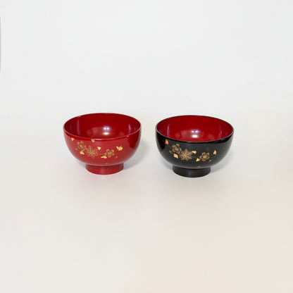 輪島塗  夫婦椀 春秋沈金