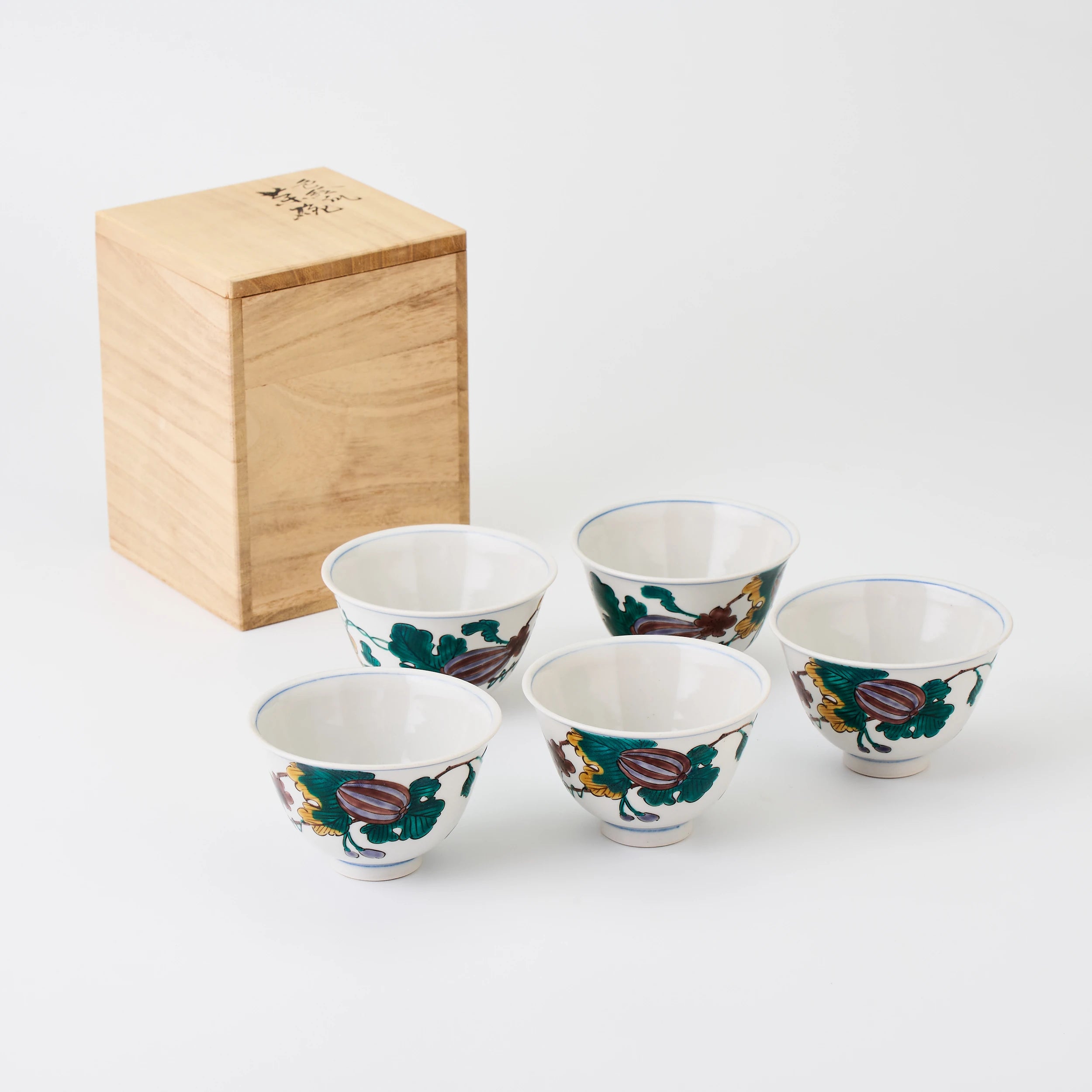 三ツ井為吉 深厚釉 抹茶碗 K47 共箱 布 陶歴付き 共箱