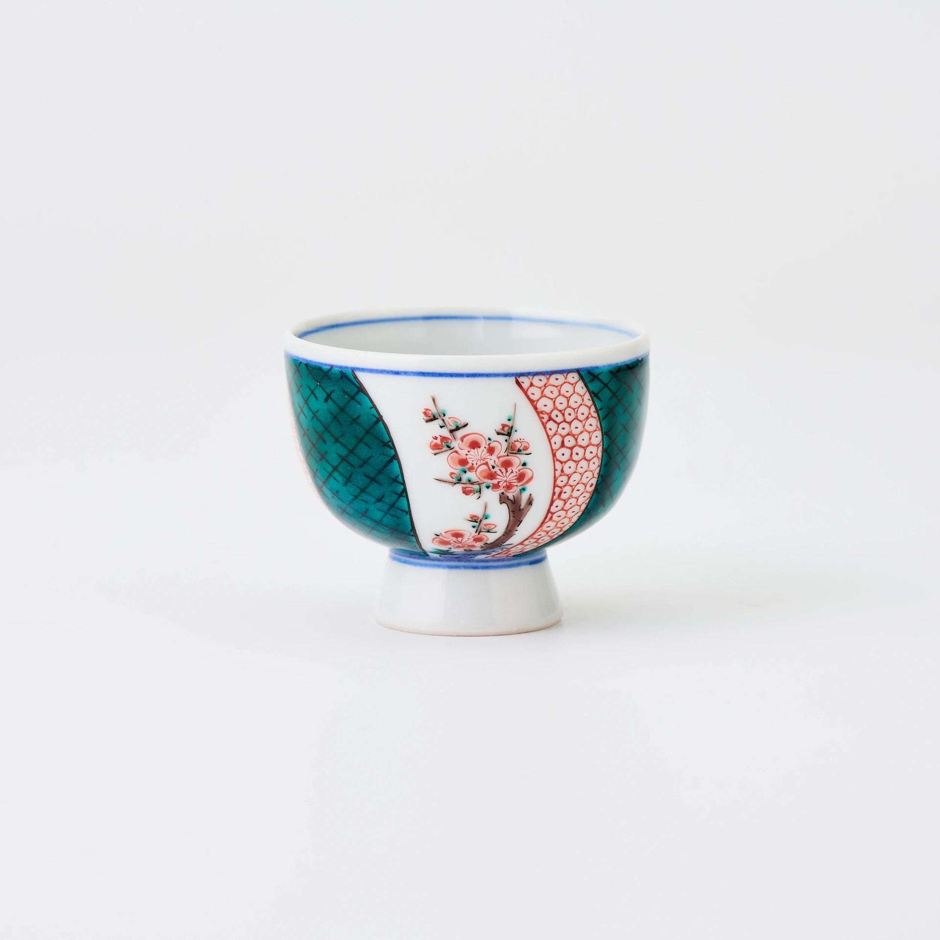 色絵ぐい呑 九谷焼【三ツ井為吉作】色絵松竹梅ぐい呑 – 漆陶舗あらき 輪島塗