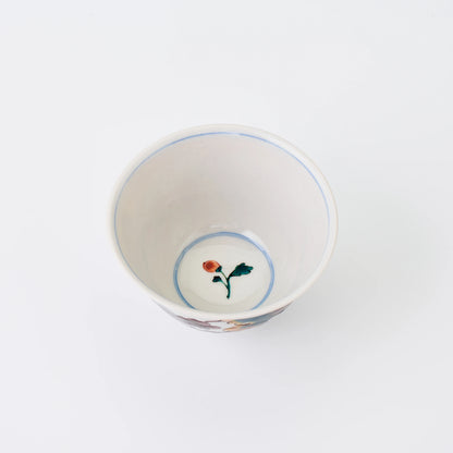 九谷焼【三ツ井為吉作】色絵瓜茶碗5客揃