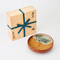 山中塗 6.0片口鉢 縁布貼 古代朱 – 漆陶舗あらき 輪島塗 九谷焼 山中塗